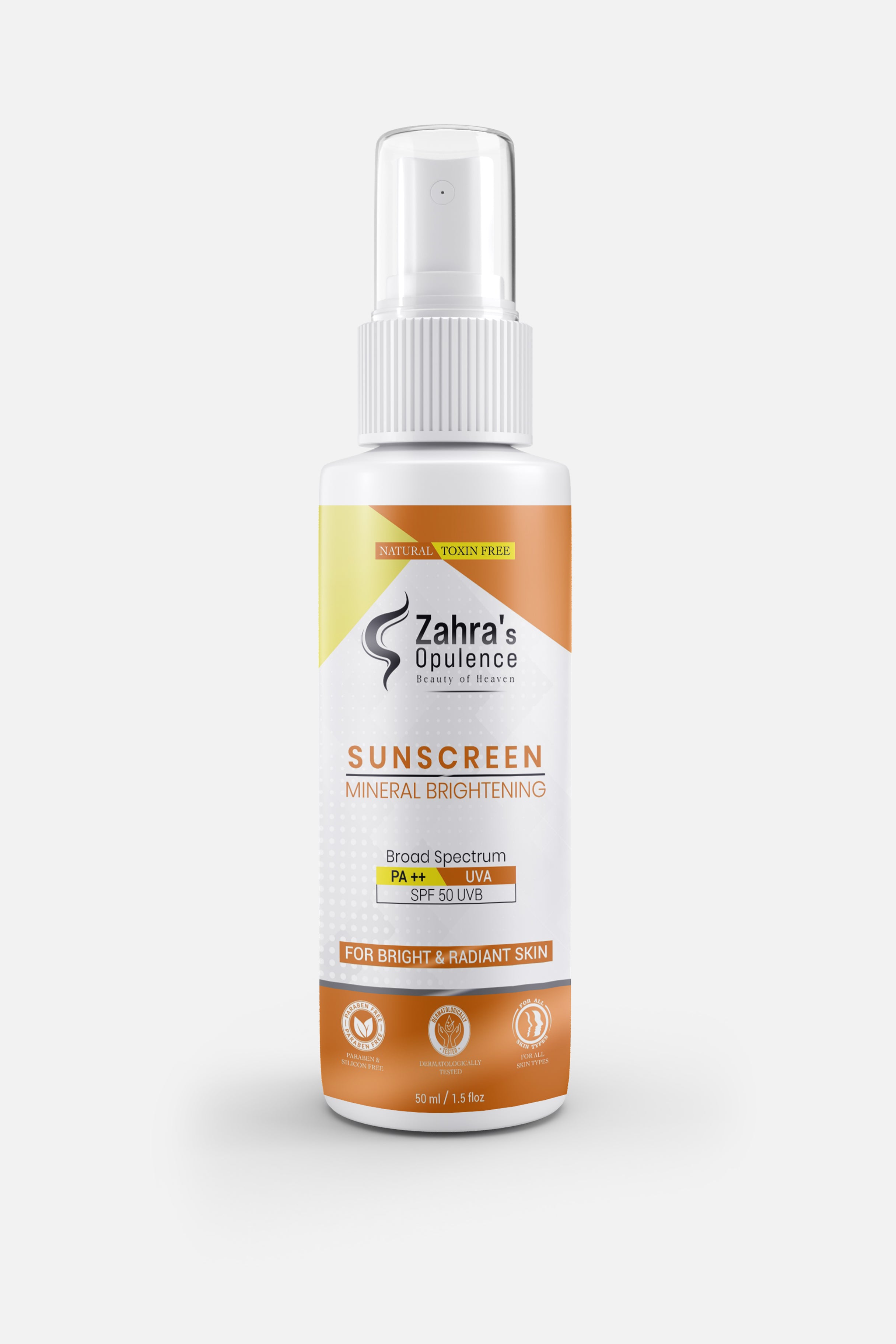 Zahra's Opulence Mineral Brightening Sunscreen SPF 50